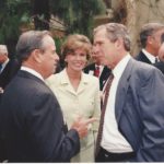 With George W. Bush prior to his Presidential run