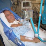 Don 6 weeks post-stroke at Hoag Hospital
